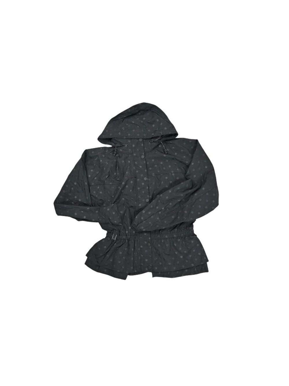Damson Madder Athena Raincoat in Black Spot